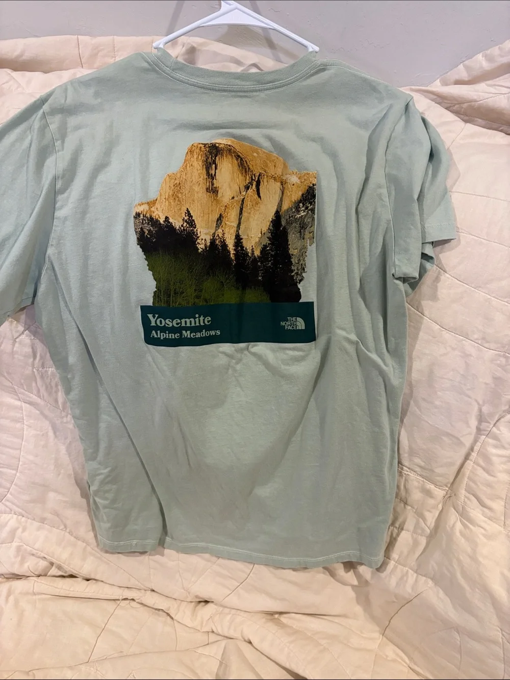 The North Face Men’s Sage Green Short-Sleeve Logo Tee